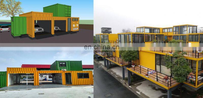 20ft 40ft low cost international standard Modified shipping container house for tiny living space