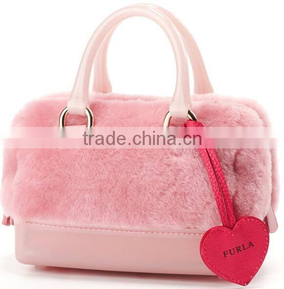 sweet pink handbag brand name fashion handbag