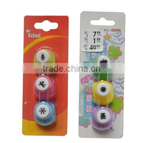 Craft paper punch set, novelty different pattern plastic craft punch set