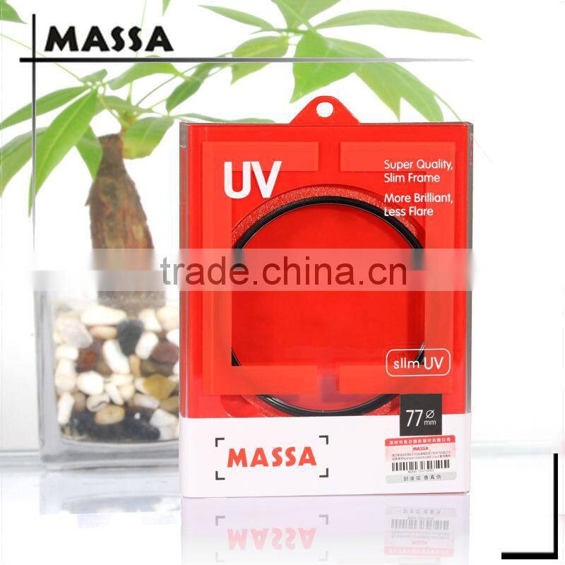 Massa super slim 77mm uv filter for camera lens