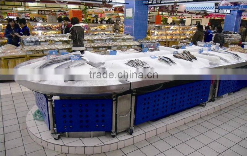 APEX custom make stainless steel refrigerated fish display table