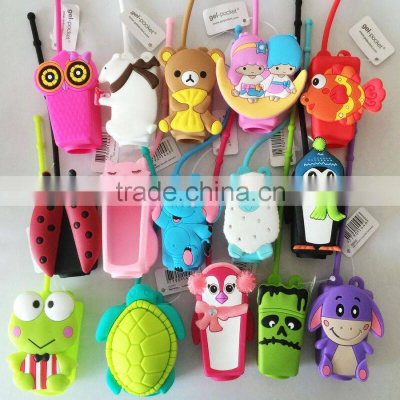Silicone hand gel sanitizer cover holder 30ml bbw