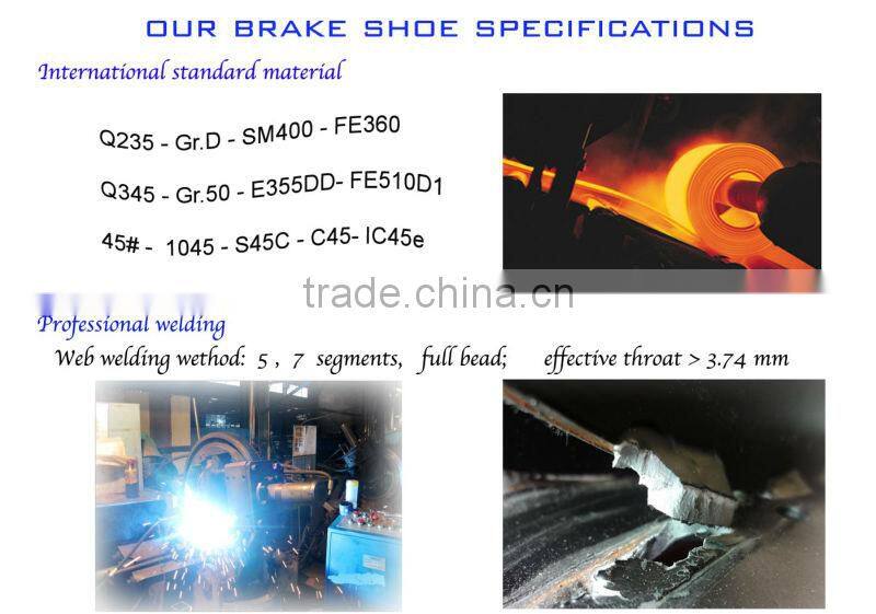 Truck Brake Shoe/Car Brake Shoe/4515Q Brake Shoe