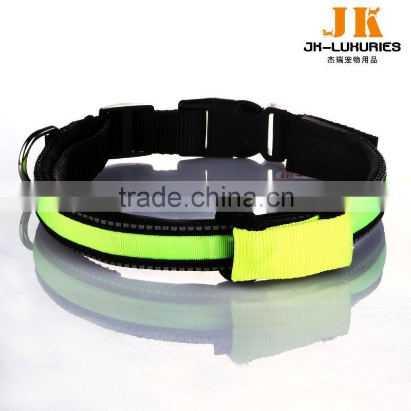 safety led luminous pet dog collar accessories pet dog tags