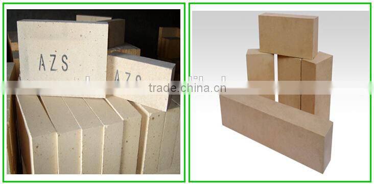 AZS fused cast refractory bricks