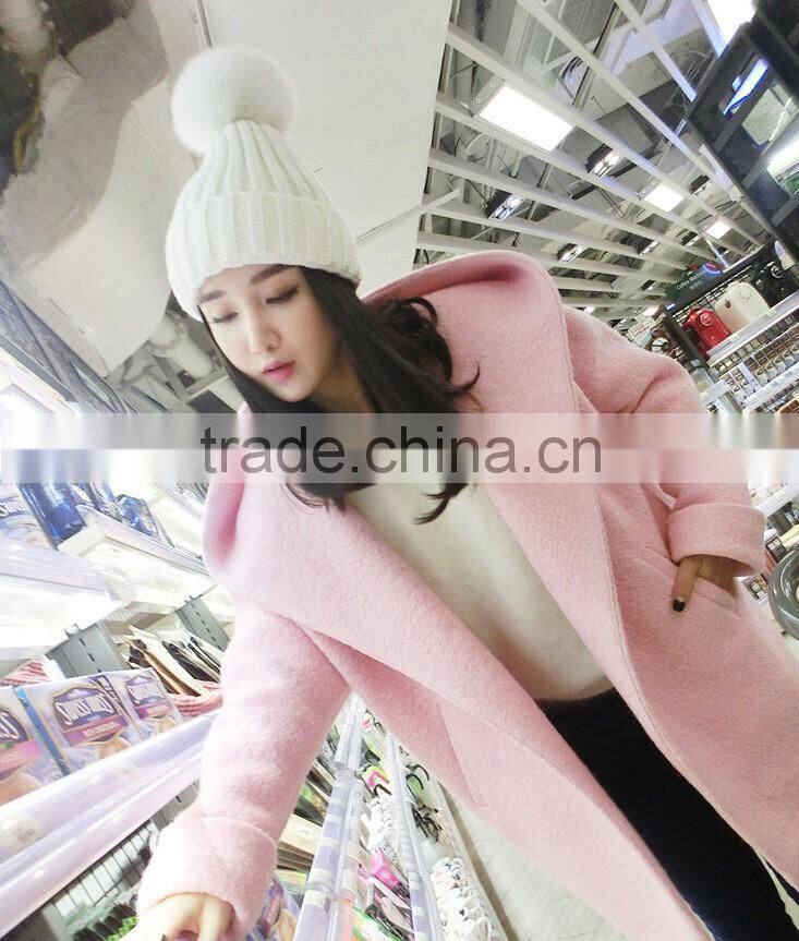 Wholesale Fashion Ladies Printed Real Fur Detachable Pom Pom Beanie Cap