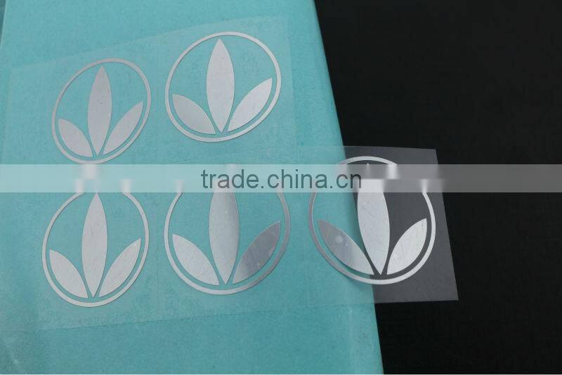 2014 custom nickel thin metal deodorant sticker