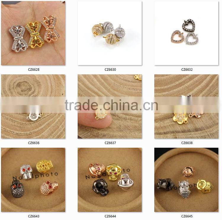 S724 Stainless Steel round ball Pendant ends