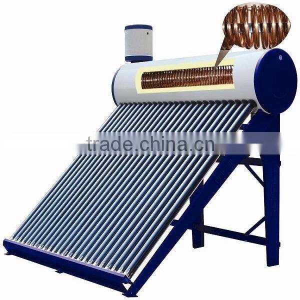 200 L vacuum tubes solar heat exchanger