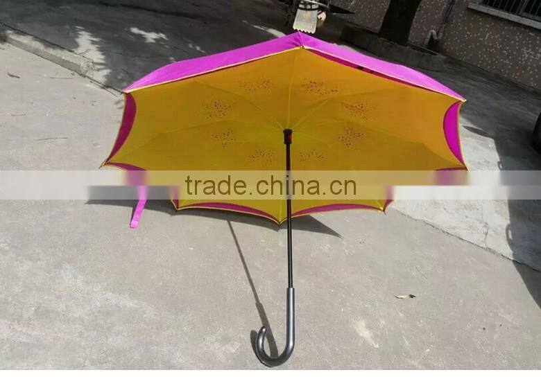 Hot sale inverted upside-down umbrella manufacturer china