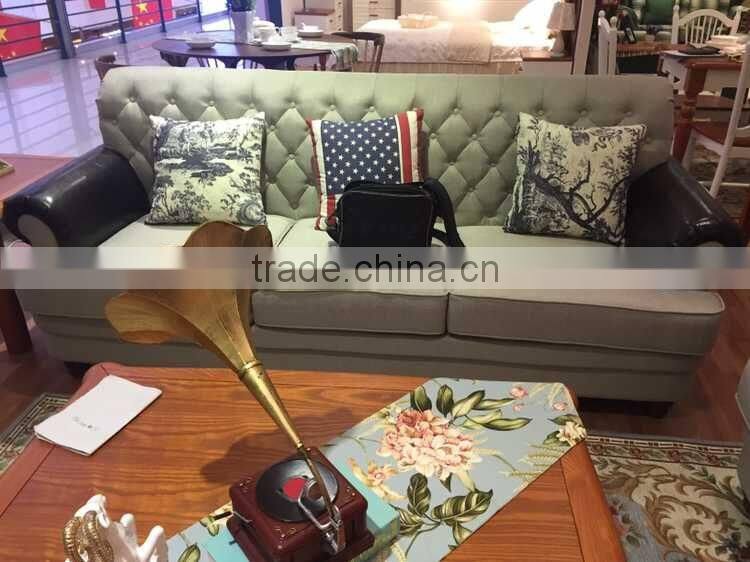 S8513 American fabric three seat Special offer sofa for complete set