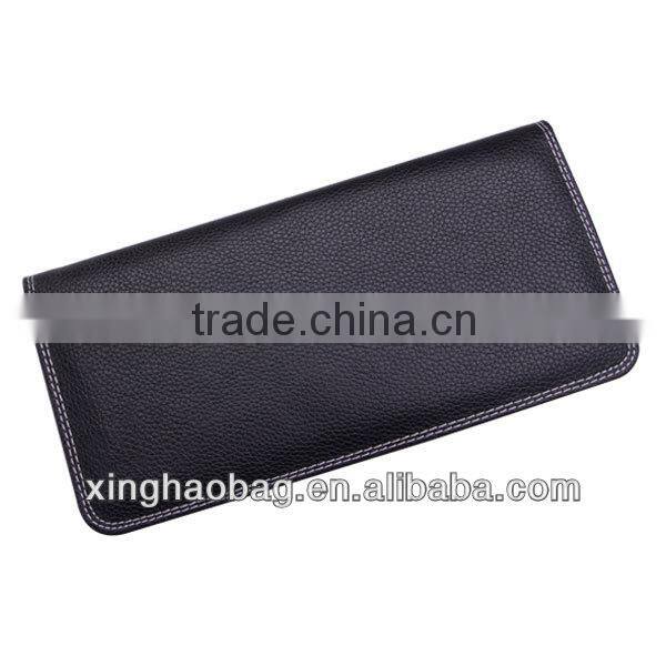 100% genuine leather travel document wallet