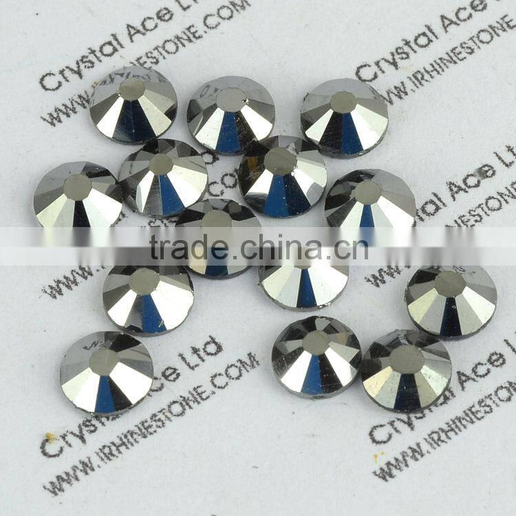 Loose non hotfix rhinestone, silver foiled flat back crystal