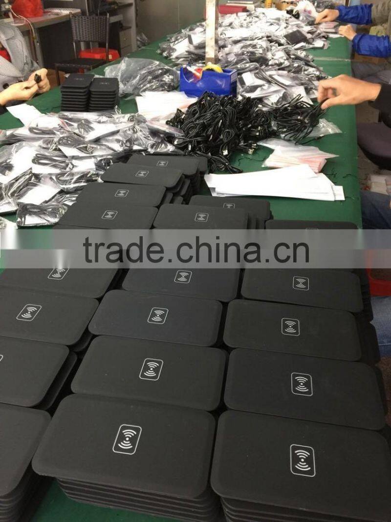 2015 new QI wireless phone charger wireless power bank charger for iphone 5/5sXHB-WS