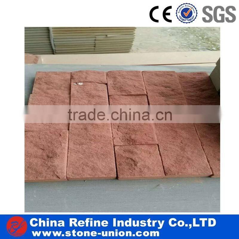 Brown wood vein flamed sandstone