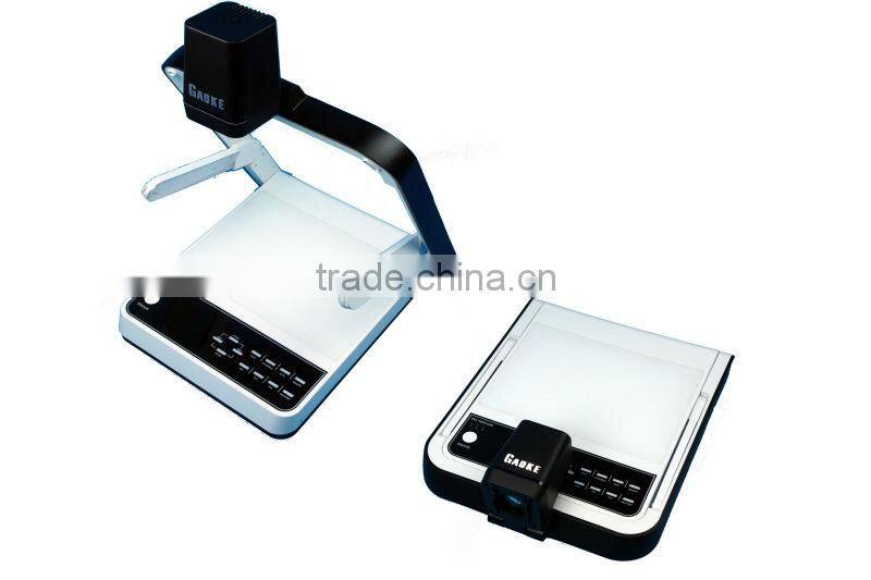 Professional manufacturer of education equipment Gaoke 9000 series visualizer document camera with 3d software lowes color