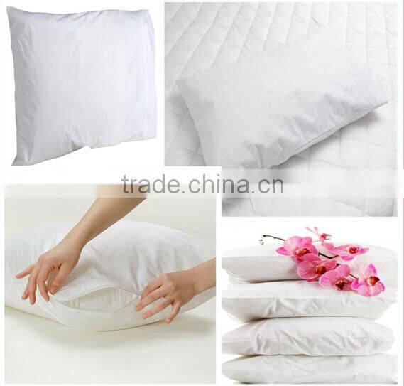30% silk & 70% polyester filled pillow with cotton cover