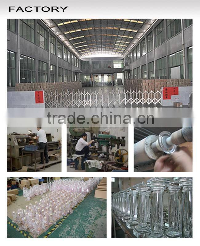 CE/UL/SAA brass column floor lamp crystal ball FL21706