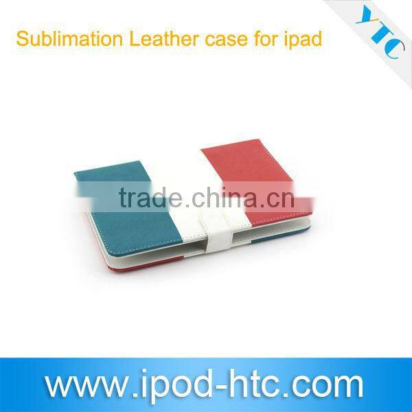 Sublimation PU Leather case for Tablet pc, sublimation Wallet case