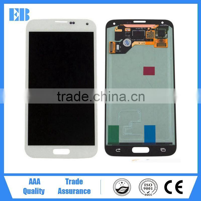 For samsung galaxy s5 lcd with touch screen, touch screen digitizer assembly for S5