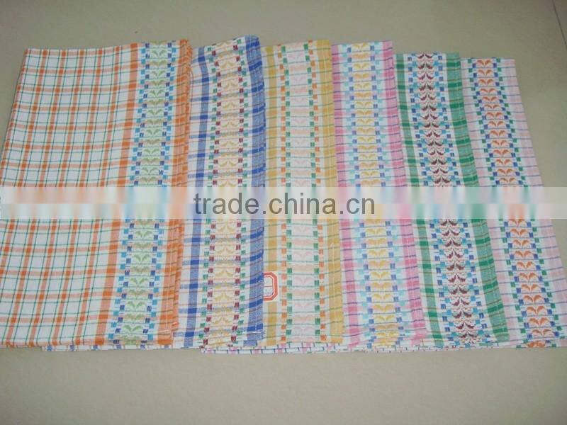 plain cotton linen tea towel dish towel factory price good quality