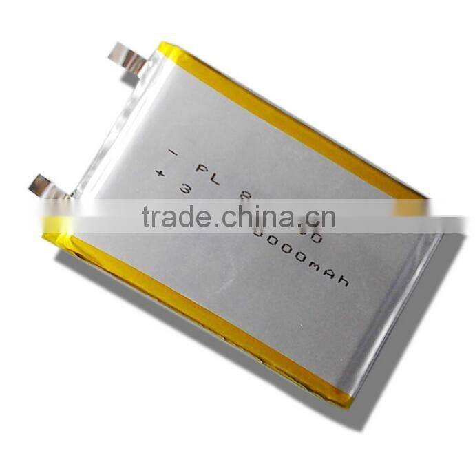 Factory wholesale lithium battery, polymer li-ion rechargeable battery 3.7v 4100mah 805085
