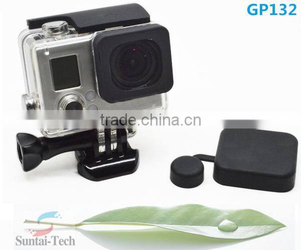 Hot sale Gopros accessories colorful Silicone Cap for the housing of Go Pro He ro3+ only,protective cap for gopros,GP132