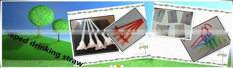 Fashionable Item hard striped plastic drinking straw