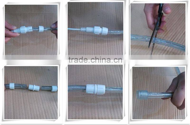 10*20MM 108leds 50m 220V RGB LED Rope Light Flat