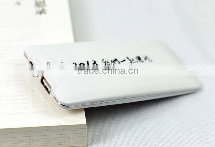 High quality li-polymer battery power bank 4000mah