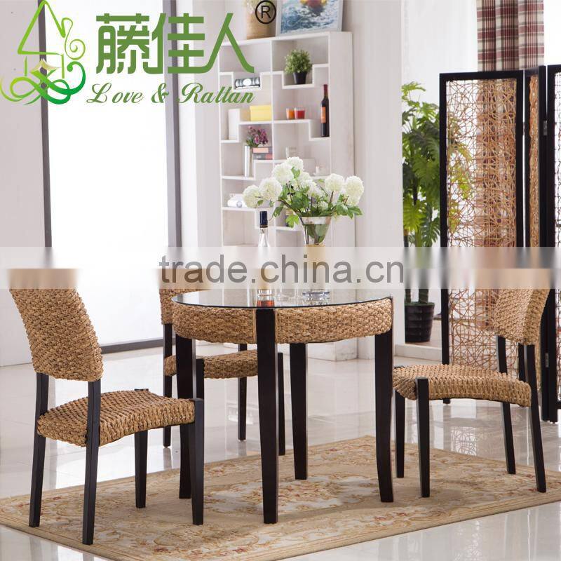 Bali round table and chair set rattan dining set wicker