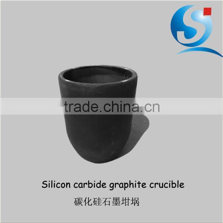 Copper melting Silicon carbide graphite crucibles