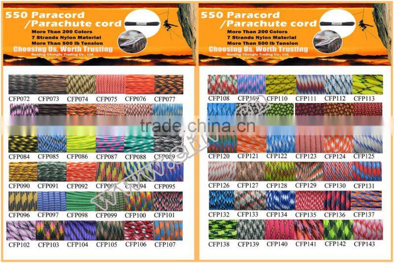 Wholesale outdoor hiking and fishing Paracord Bottle Survival Gear