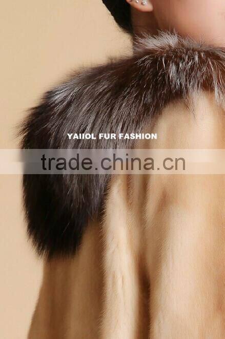 fashion mink fur coat