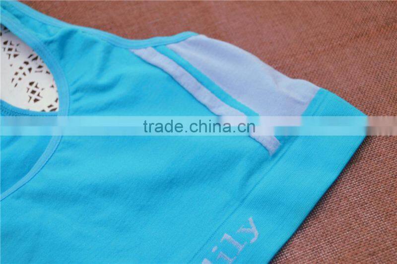 Seamless bra top yoga top girl sport bra underwear