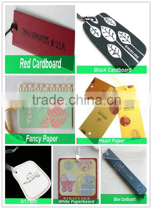 Sinicline custom made necklace card with gold stamped logo