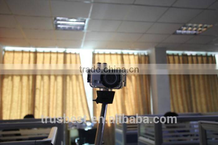 Wireless Self Selfie Stick Handheld Monopod+Clip Holder+Bluetooth Camera Shutter Remote Controller for iPhone Samsung gopro