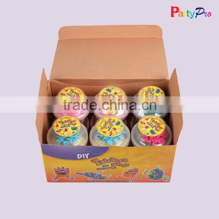 Magic Red Green and Yellow Handmade Educational Clay Funny Moving Christmas Toys