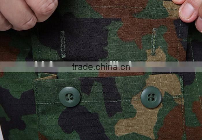 New Polygon Woodland camo polyester/ cotton african military uniform
