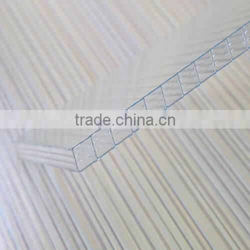 hollow polycarbonate greenhouse sheet corrugated roofing polycarbonate panels car port Honeycomb hollow sheet
