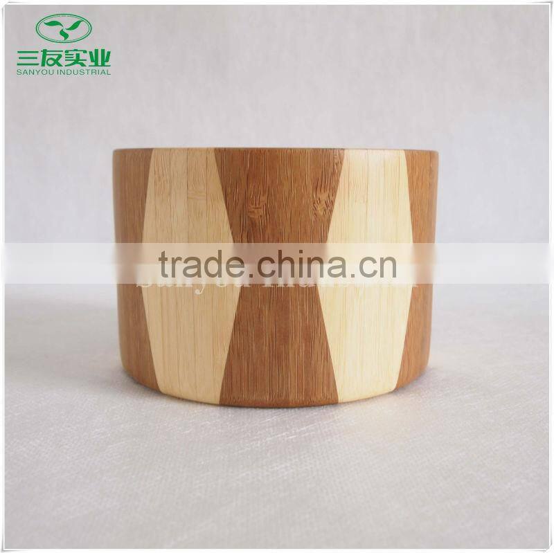 Natural Bamboo Fruit Salad Bowl OEM in China