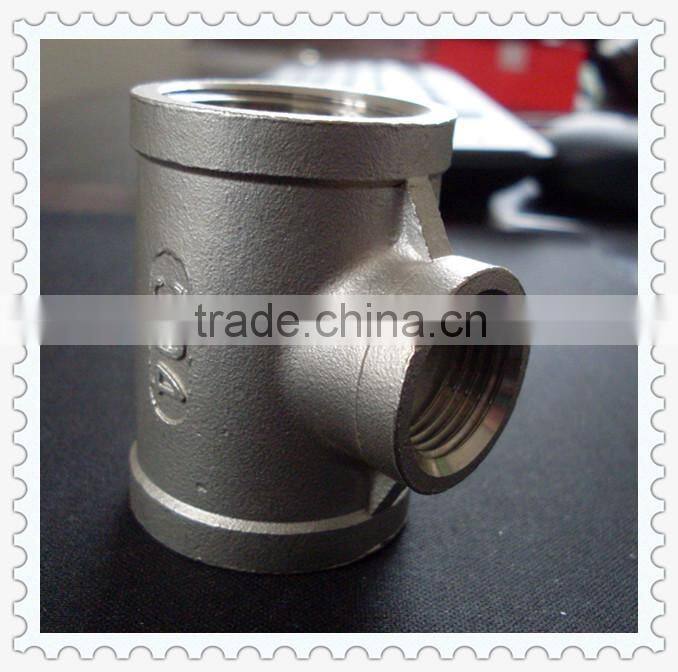 equal tee and reducing tee pipe fittings