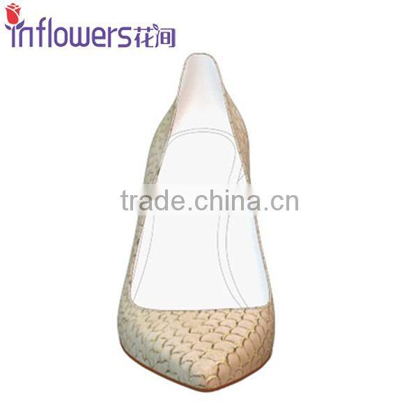 Fishskin leather wholesale high heel shoes