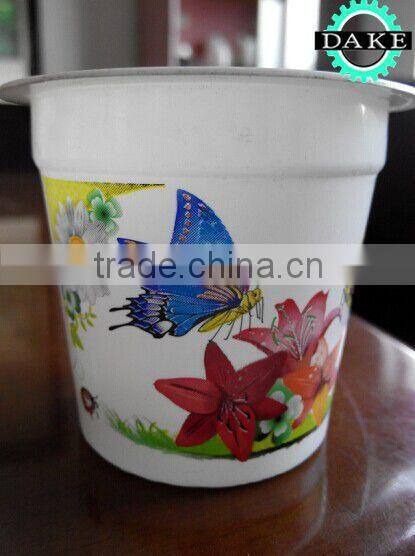 DAKE-150 plastic cup printer with photographic offset printing quality