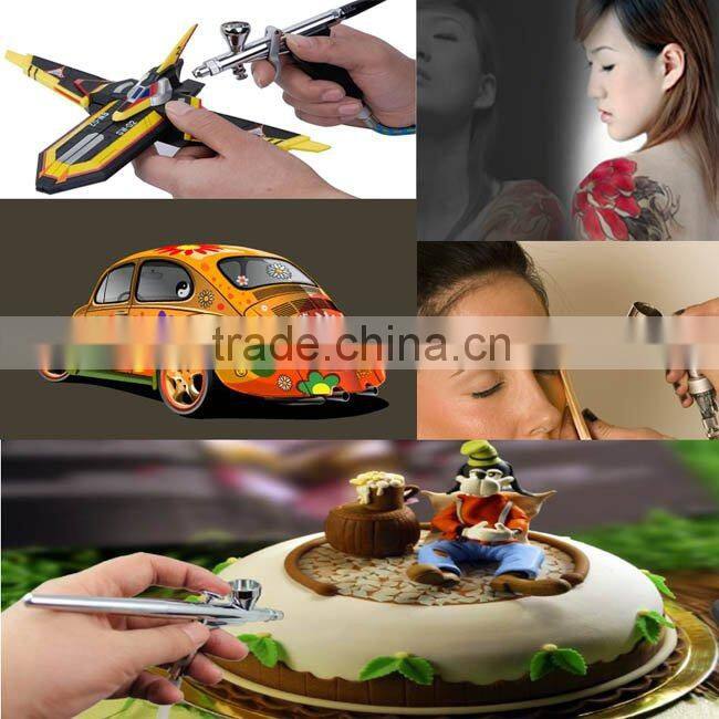 PR-180K Double-action Trigger Air-paint Control 0.2mm Airbrush Kit