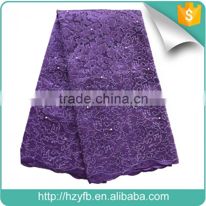 Best sale white bridal embroidered tulle lace fabric cheap latest net lace fabric with beads african french lace fabric