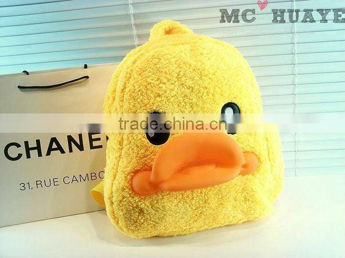 Duck mouth school backpack bag for girls