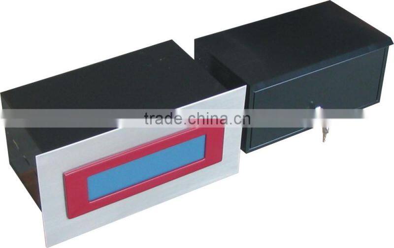 Metal through wall mailbox for apartment/Cabinet lock for letter/Mailbox