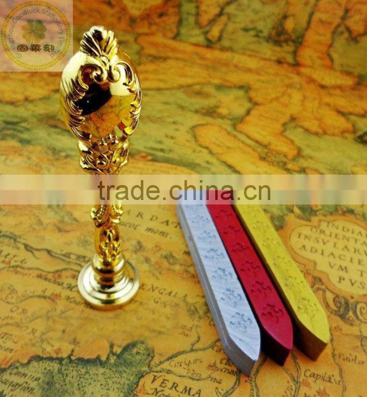 Custom letters handle grips metal embossed logo