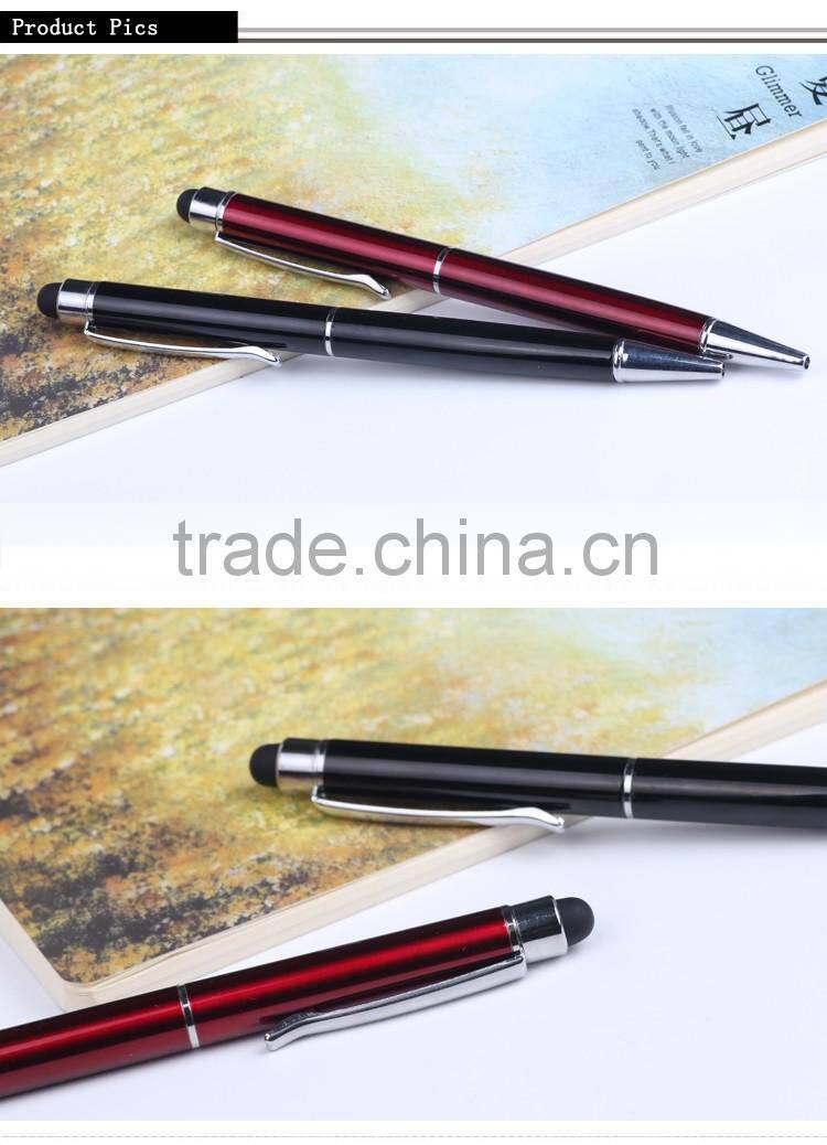 2016 hot sale metal touch stylus pen/touch screen pen/stylus touch pen